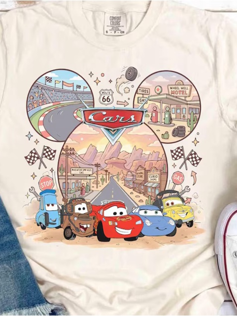 Disney Cars comfort colors T-shirt